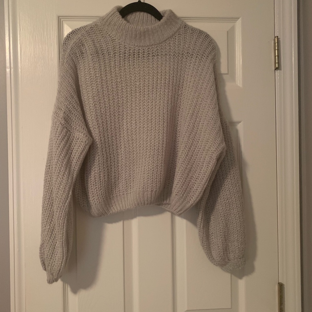 Gray sweater